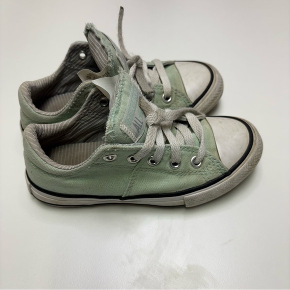 2/20$ Converse Toddler Girls 11 Mint Green Pastel Sneaker Summer Chuck All Stars - Picture 2 of 7